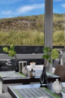 terras hotel aan zee